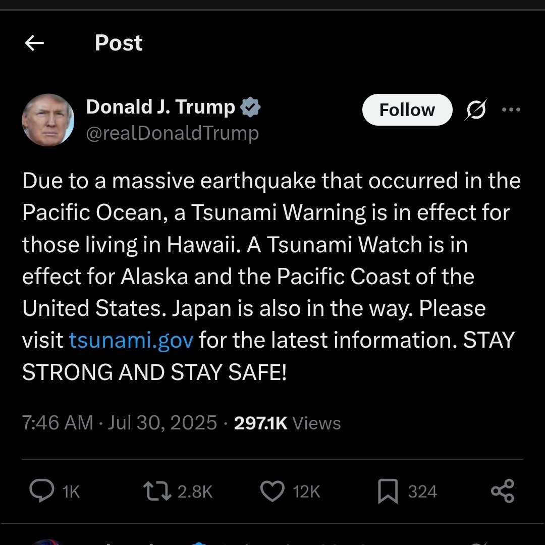 Tổng thống Mỹ Donald Trump lên tiếng cảnh báo về sống thần