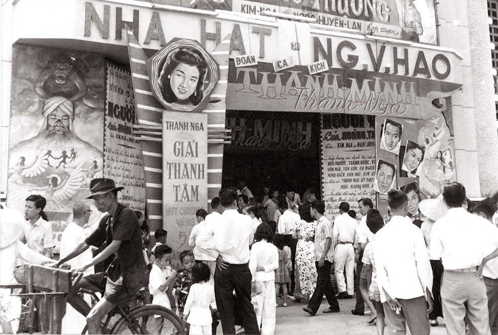 Phường Bến Thành - TPHCM: Nơi lưu giữ ký ức trăm năm - Bài 2: Không gian vàng son của sân khấu cải lương Rạp hát Nguyễn Văn Hảo thời vàng son của sân khấu cải lương. Ảnh: Tư liệu