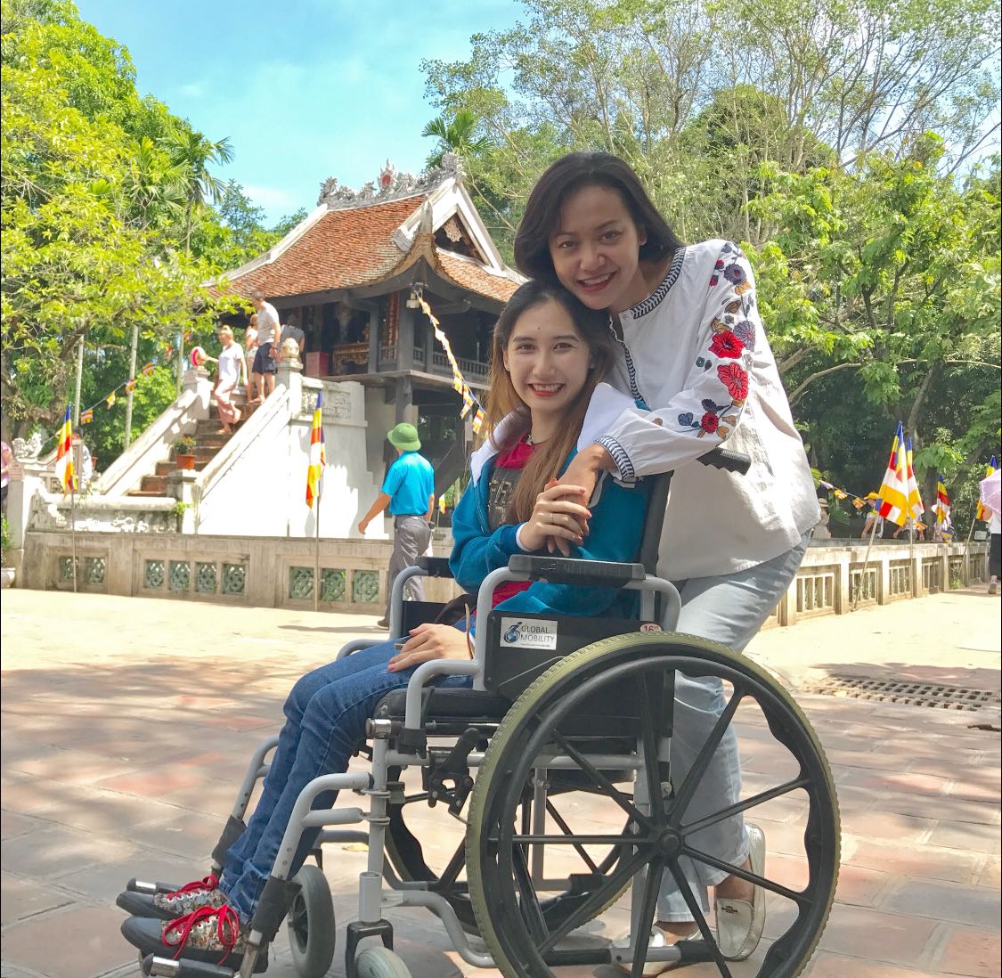 Trong ký ức của Hồng Ánh, Lê Thị Hạnh luôn vui vẻ, yêu đời và giàu nghị lực sống