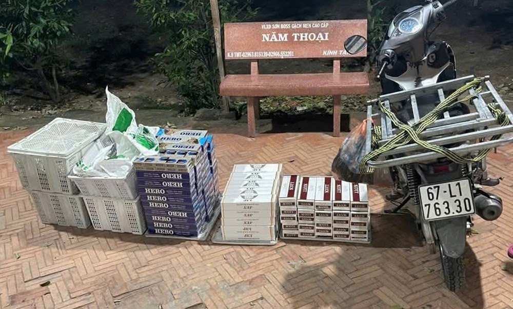 Tang vật do Hồng vận chuyển bị công an phát hiện bắt giữ - Ảnh CACC
