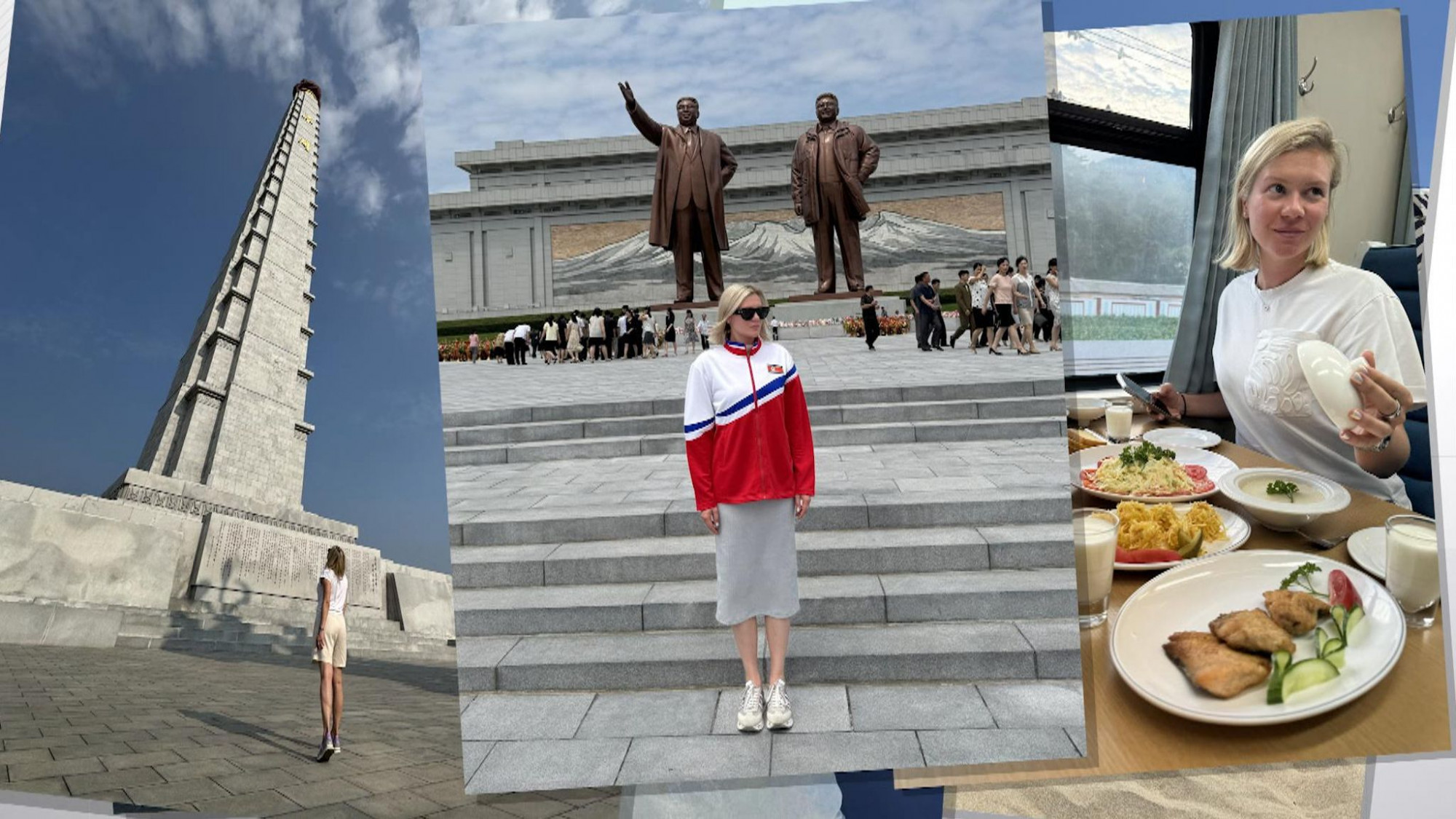 Cô Anastasiya Samsonova vừa trải qua một tuần tại khu resort Wonsan Kalma ở Triều Tiên - Ảnh: Anastasiya Samsonova/Sky News