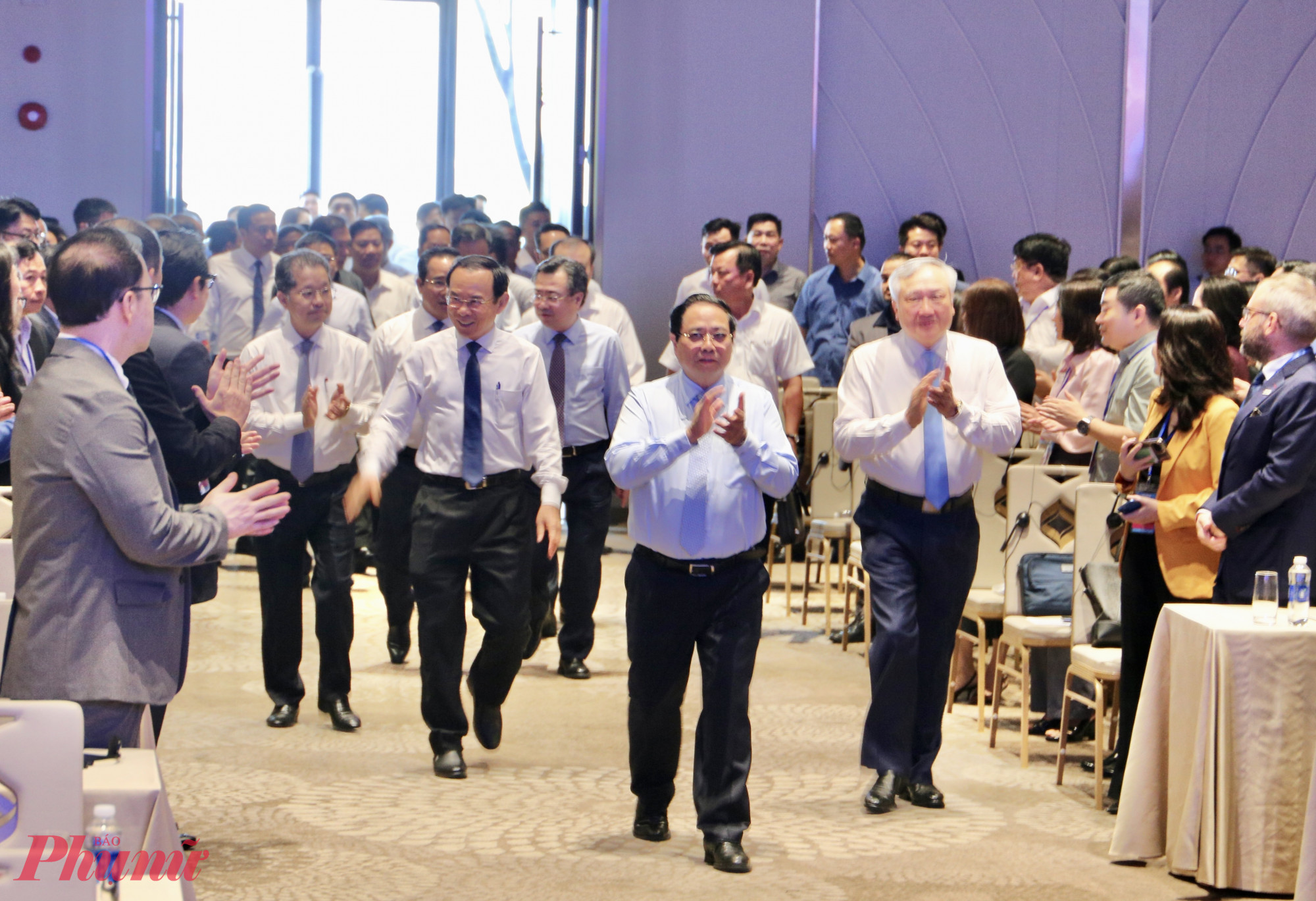 Thủ tướng dự hội nghị triển khai Nghị quyết về Trung tâm tài chính quốc tế tại TPHCM Thủ tướng Phạm Minh Chính dự hội nghị triển khai Nghị quyết về Trung tâm tài chính quốc tế tại TPHCM - Ảnh: Thanh Tâm