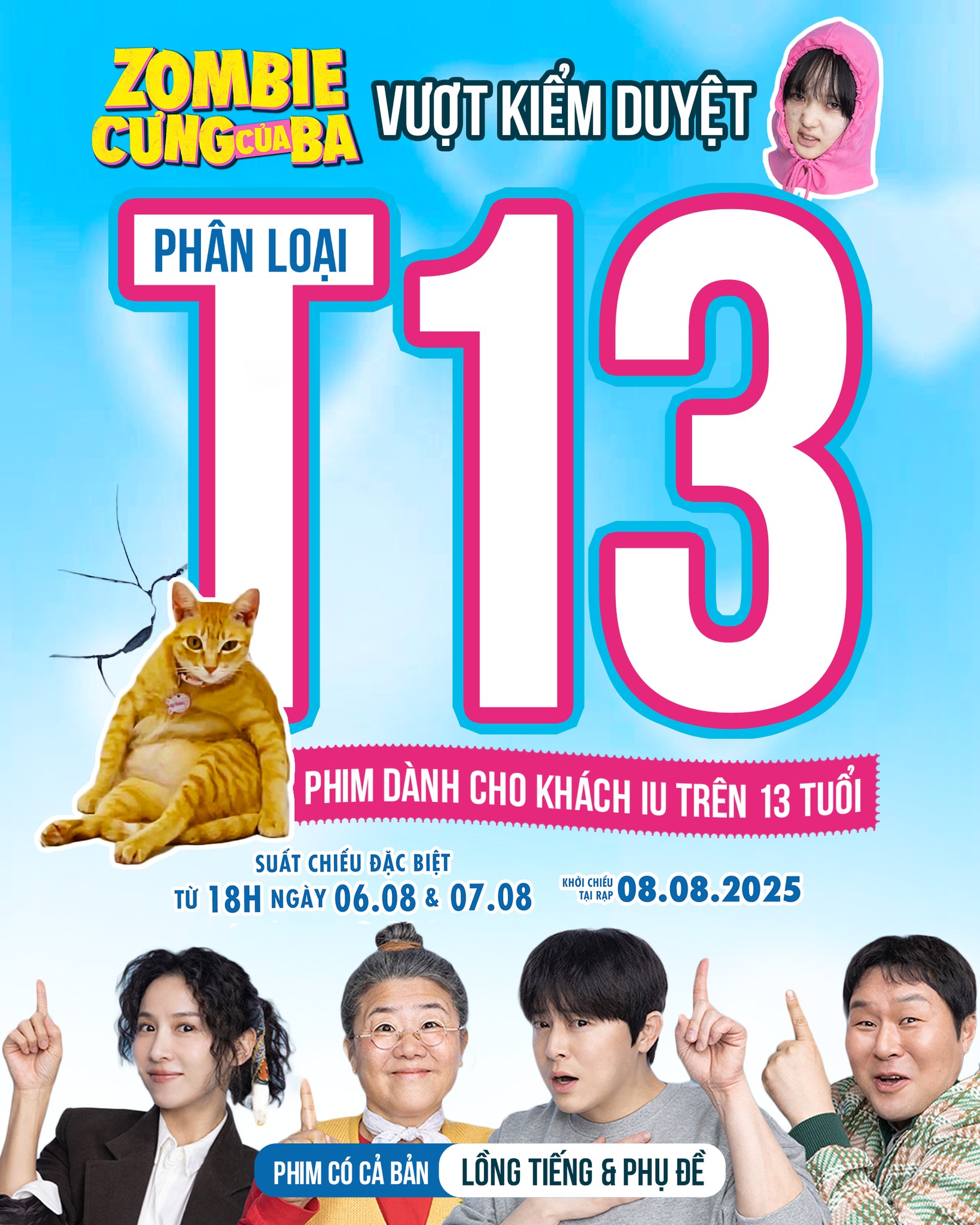 Phim có bản lồng tiếng và được dàn nhãn T13 khi về Việt Nam 