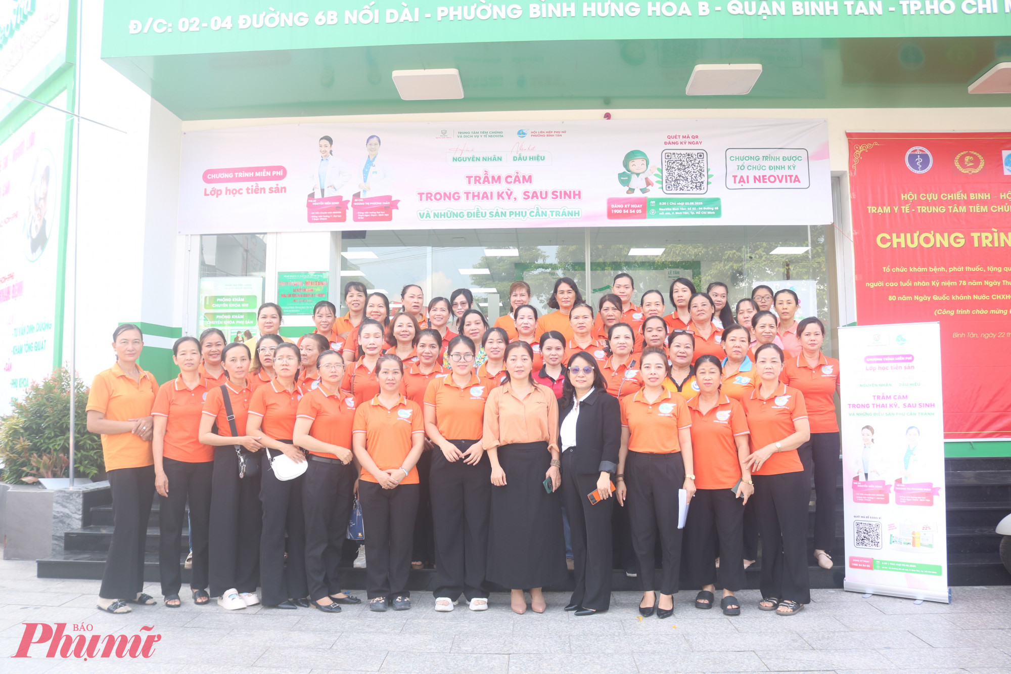 Các chị em phường Bình Tân tham gia lớp học tiền sản đầu tiên, ngày 3/8.