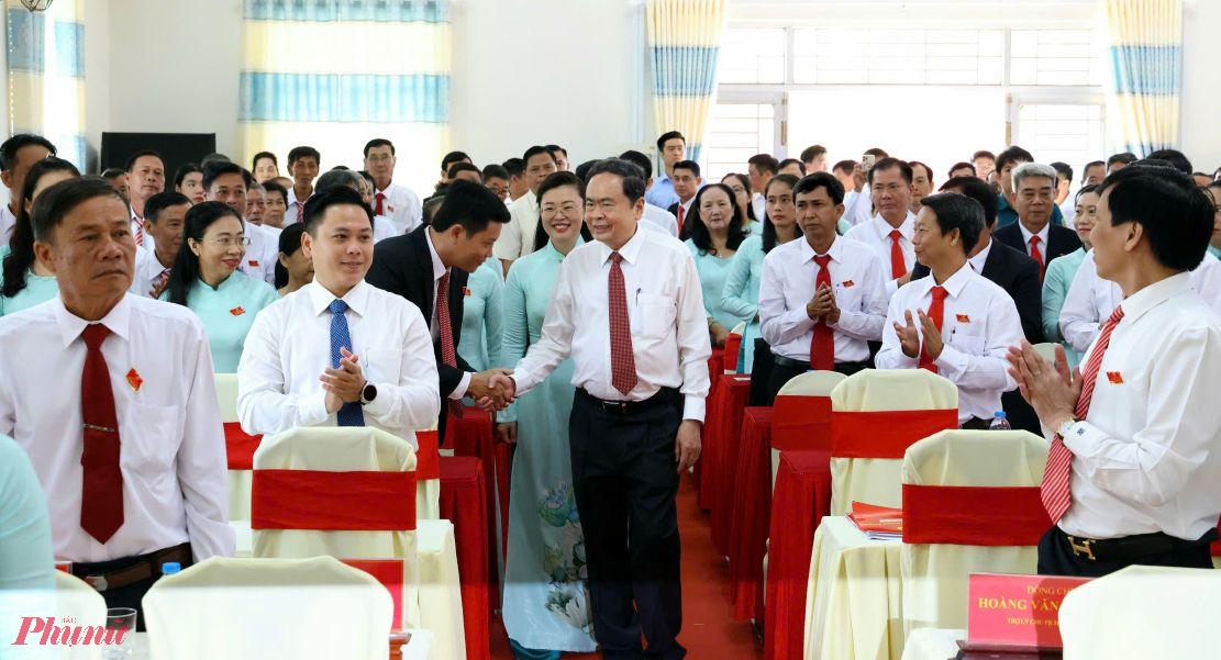 Chủ tịch Quốc hội Trần Thanh Mẫn dự đại hội Đảng bộ xã Thạnh Xuân ở Cần Thơ