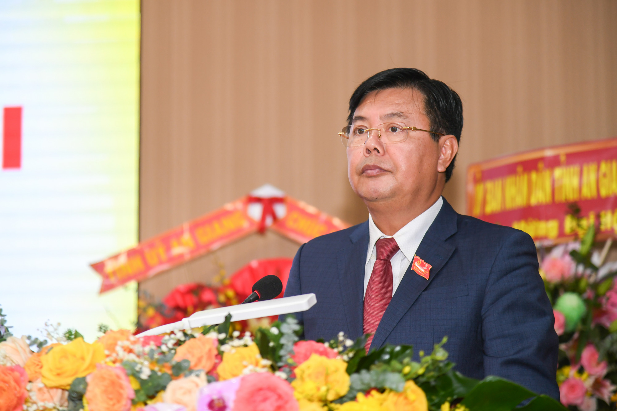 Ông Nguyễn Tiến Hải - Bí thư Tỉnh ủy An Giang được tín nhiệm giữ chức vụ Bí thư Đảng ủy Quân sự tỉnh - Ảnh Phương Vũ