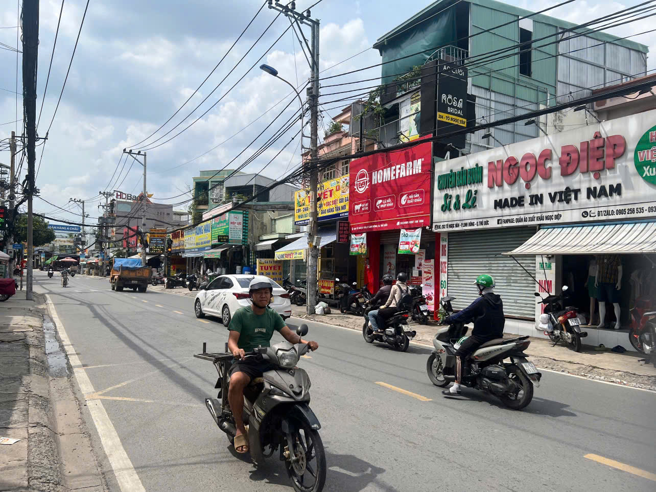 Khu vực nơi xảy ra sự việc. Ảnh: H.H