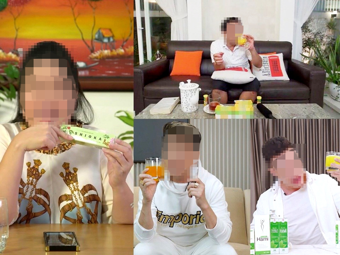 Nhiều nghệ sĩ, người nổi tiếng quảng cáo 
