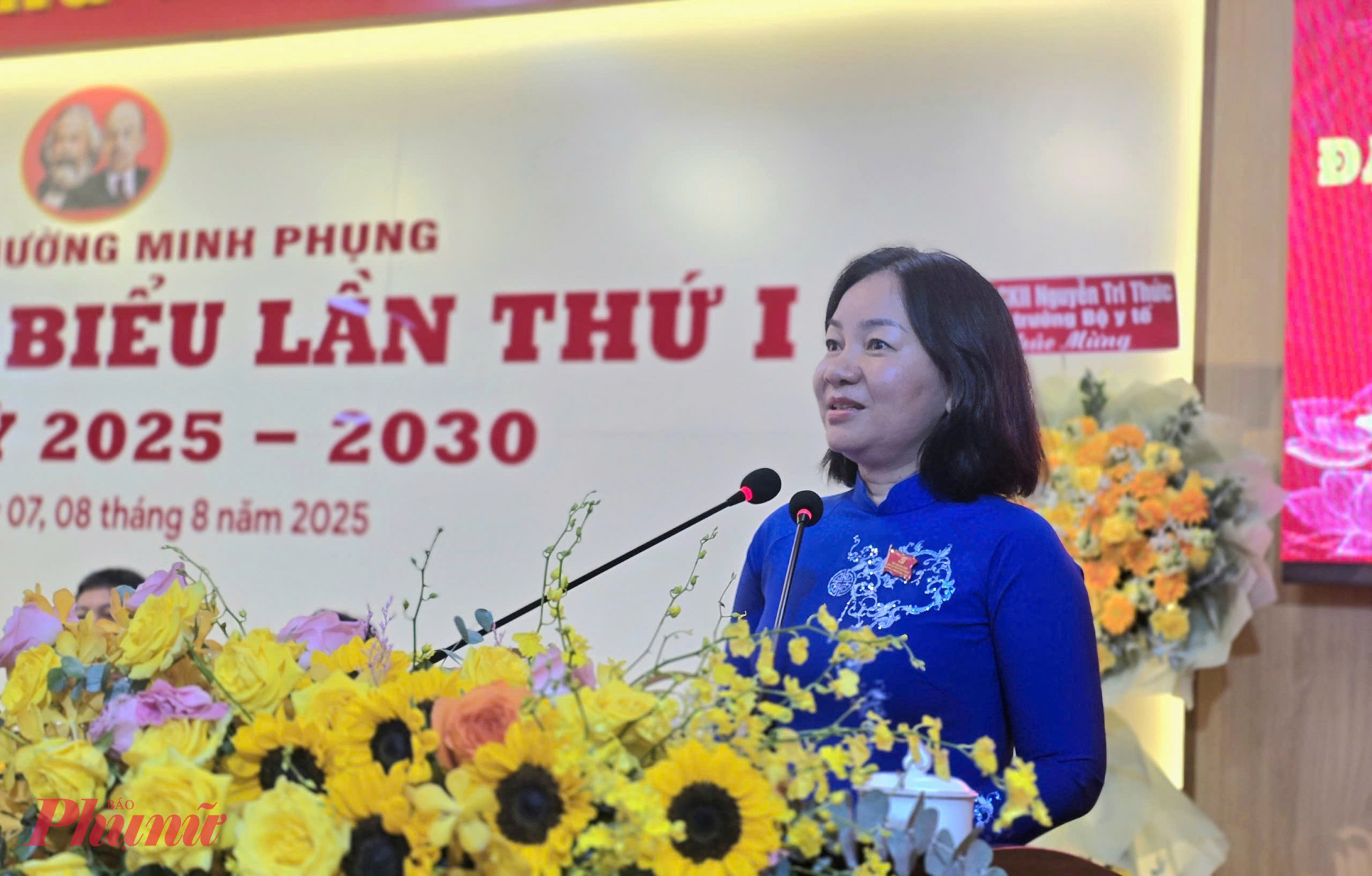 Bà Phó Chủ tịch Thường trực Ủy ban MTTQ Việt Nam TPHCM Trương Thị Bích Hạnh 