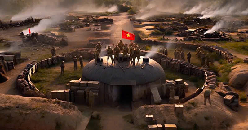 Chú thích ảnh: Hầm Đờ-cát xa lạ trong MV Kiếp sau vẫn là người Việt Nam