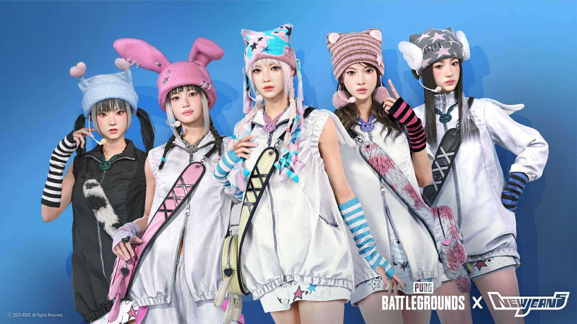 Vì sao các thương hiệu chi hàng triệu USD cho đại sứ K-pop? Nhóm nhạc nữ NewJeans hợp tác với PUBG: Battlegrounds. Ảnh