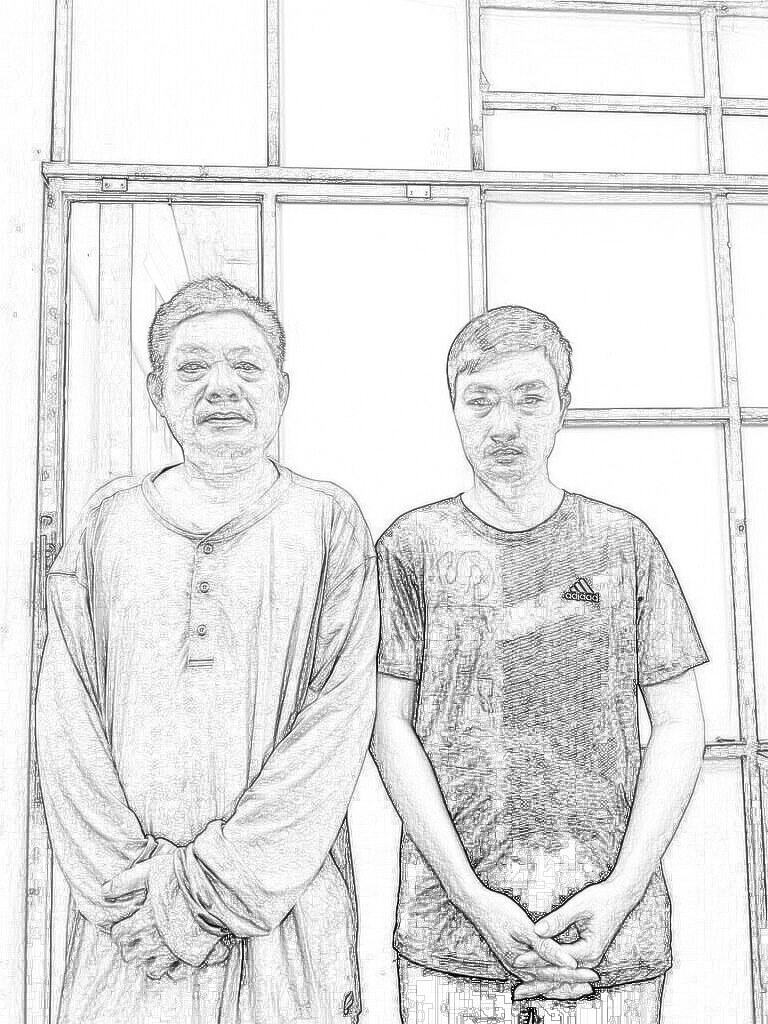 2 đối tượng bị bắt. Ảnh: CA