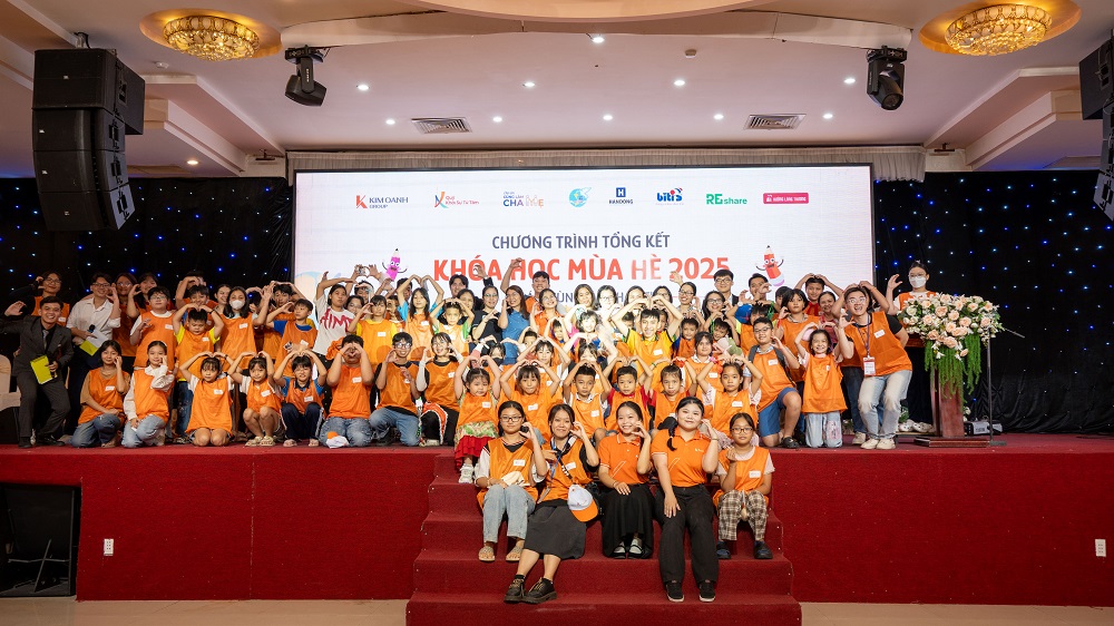 Các em trong khóa học mùa hè năm 2025 - Ảnh: Châu Phạm