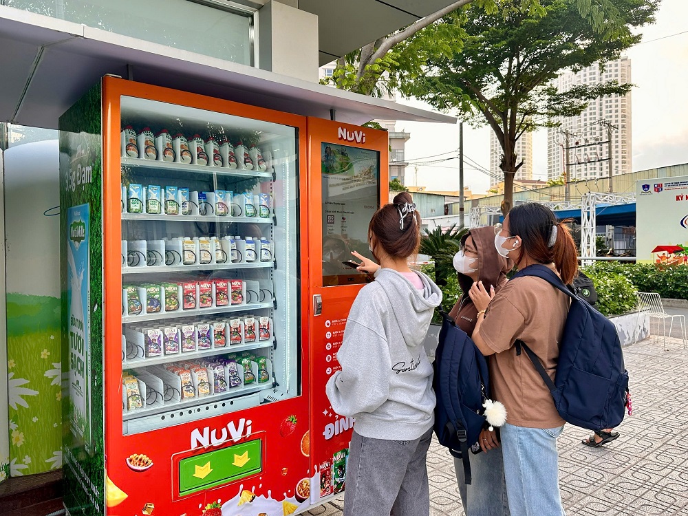 Mô hình bán hàng này mang đến sự tiện lợi, nhanh chóng cho người tiêu dùng - Ảnh: Nutifood