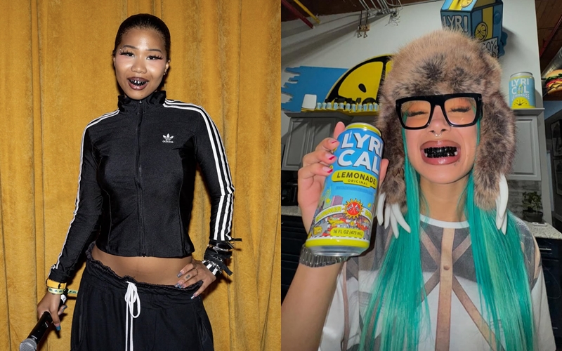 Những nghệ sĩ gốc Á như Sukii Baby (bên trái) và Molly Santana (bên phải)