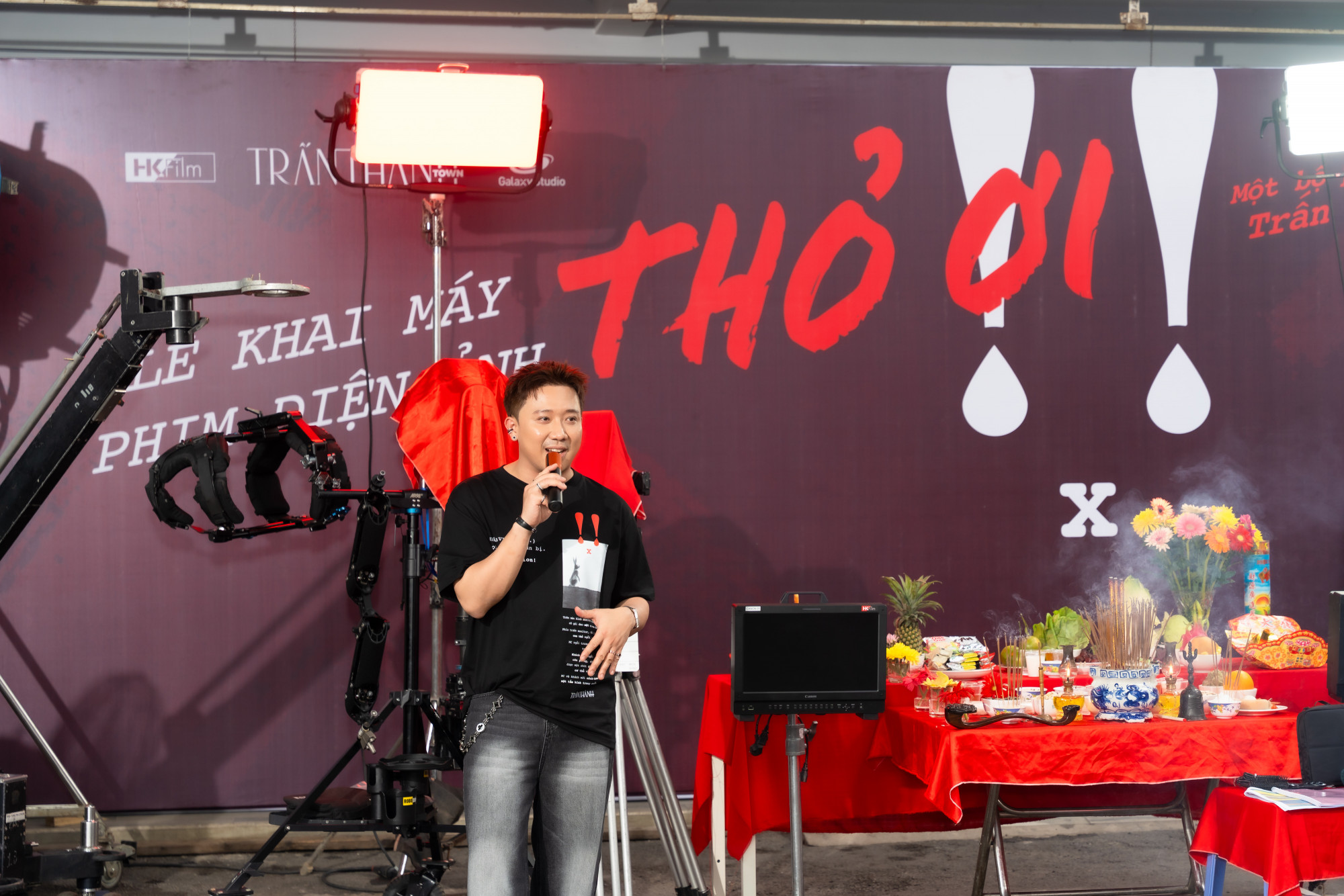 Trấn Thành chia sẻ tại buổi bấm máy phim mới