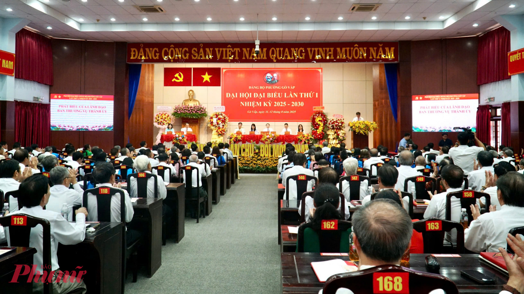 Đại hội Đảng bộ phường Gò Vấp - Ảnh: Thanh Tâm