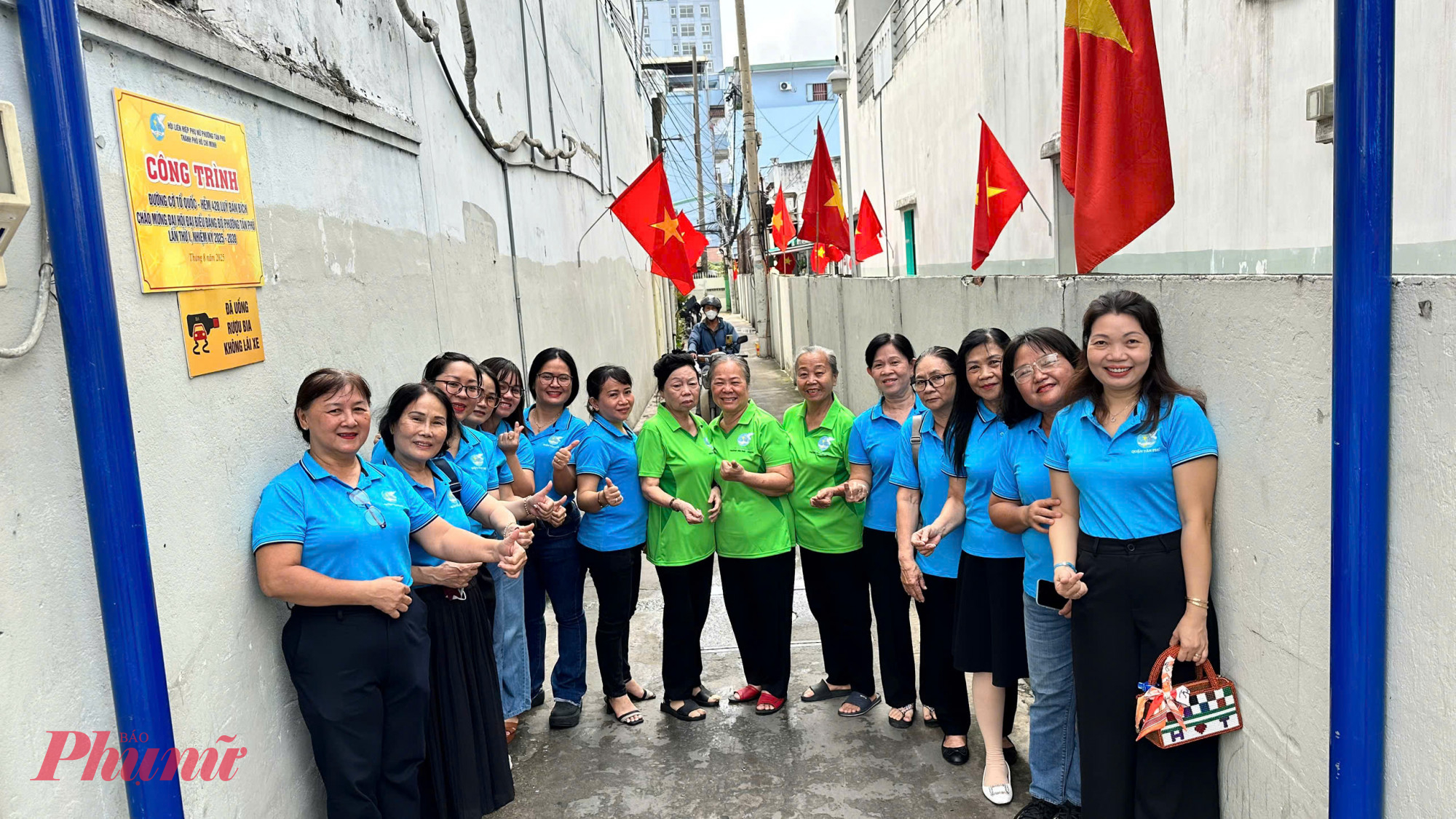 công trình “Tuyến đường cờ Tổ quốc” tại hẻm 428 Lũy Bán Bích