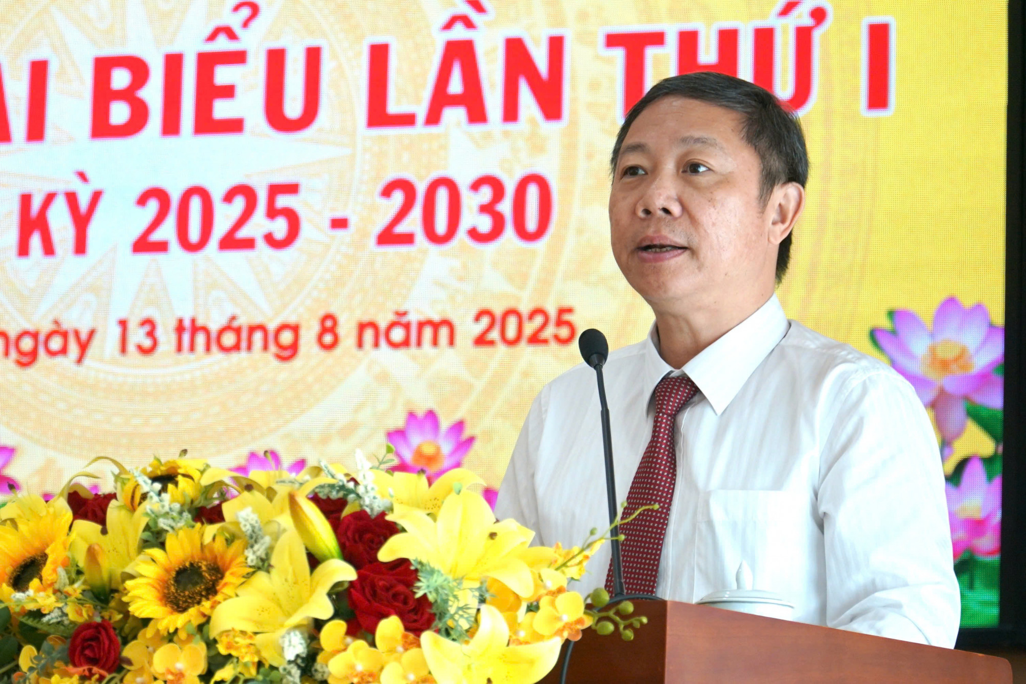 Ông Dương Anh Đức - Phó Trưởng ban thường trực Ban Tuyên giáo và Dân vận Thành ủy TPHCM phát biểu tại hội nghị - Ảnh: Thanh Tâm
