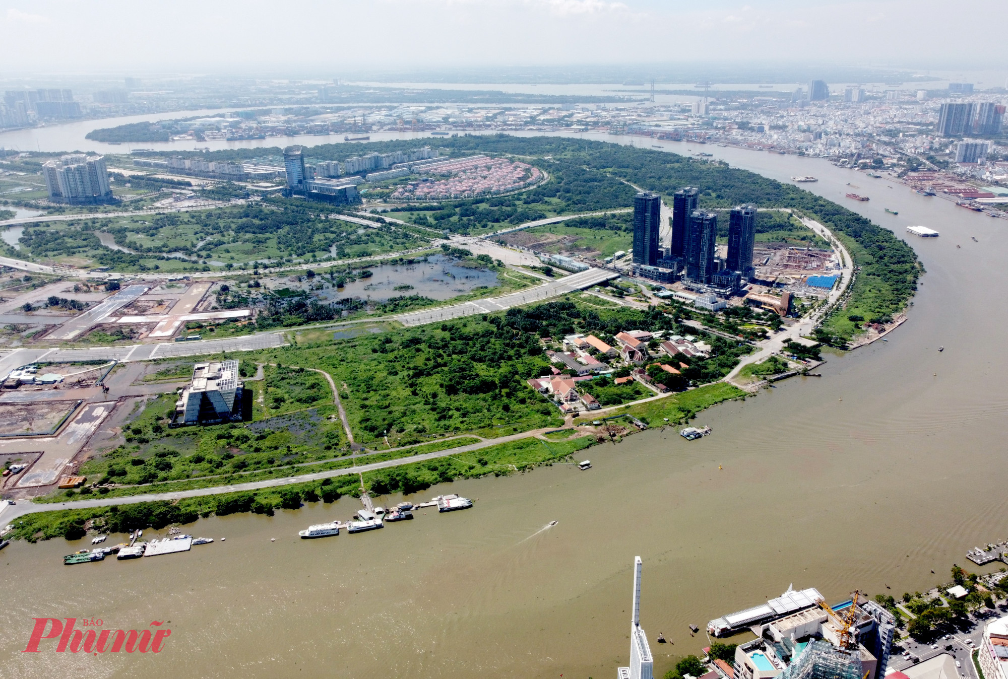 Một góc khu đô thị Thủ Thiêm