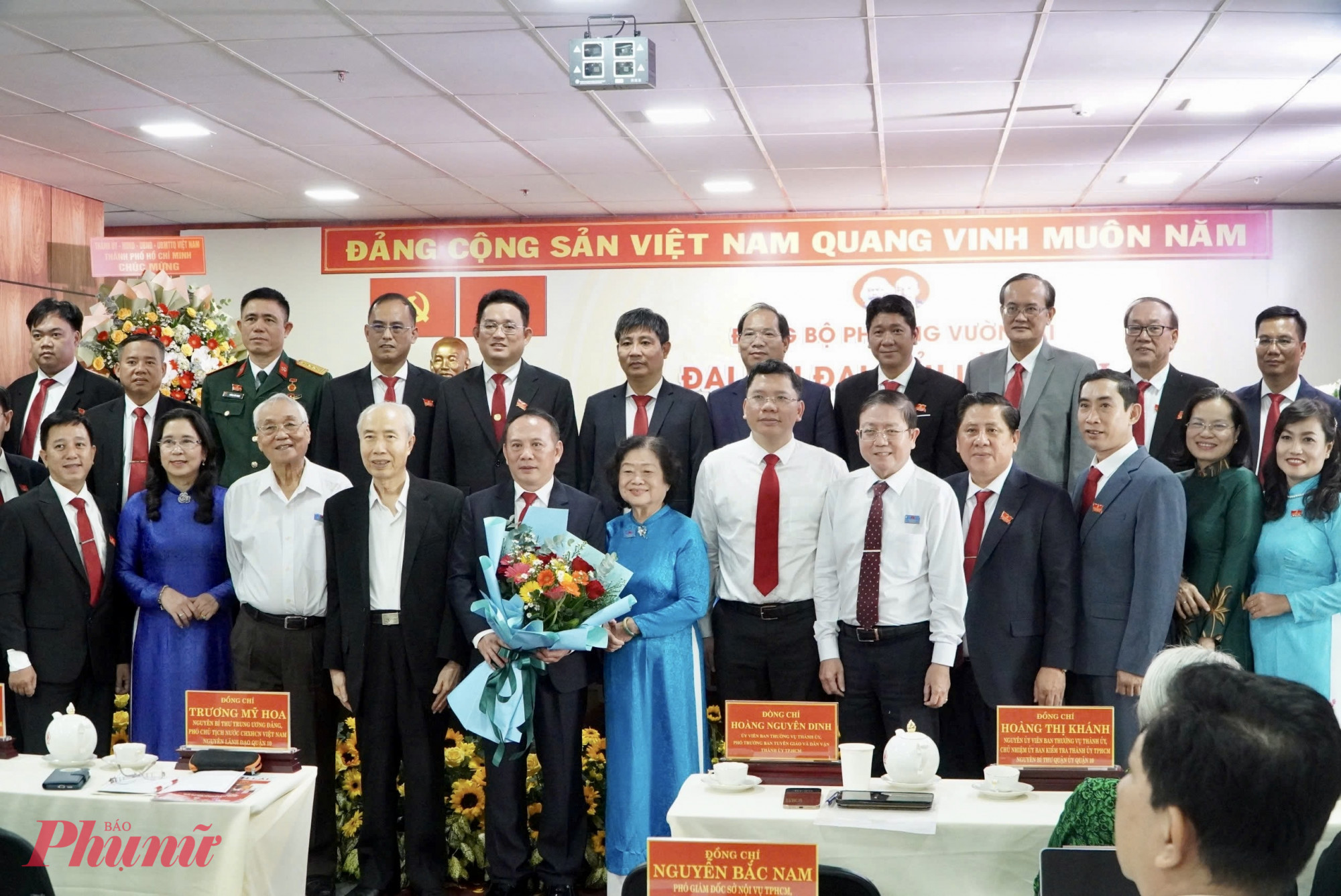 Ông Lâm Hùng Tấn giữ chức Bí thư Đảng ủy phường Vườn Lài - Ảnh: Thanh Tâm