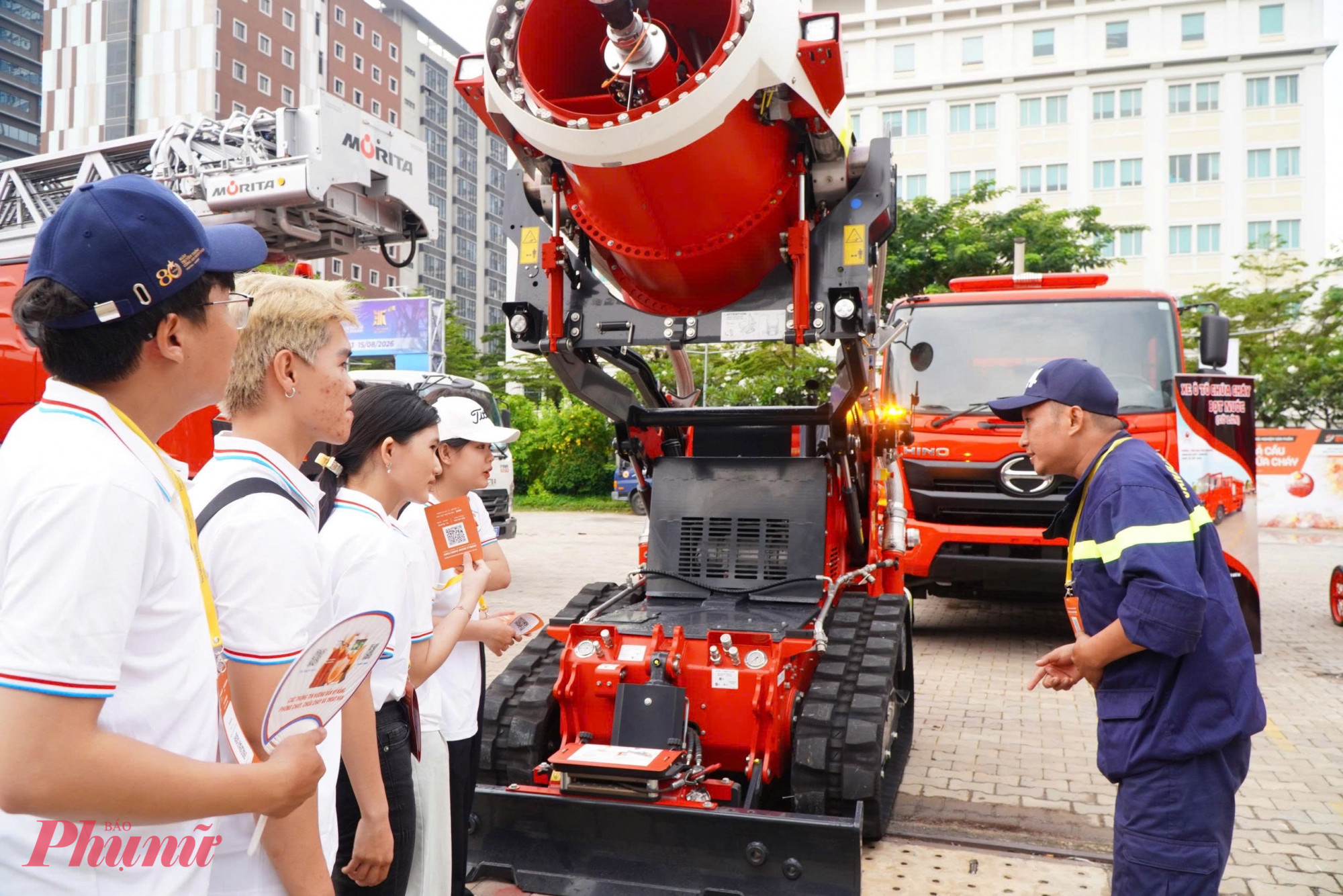 Triển lãm trở thành dịp để cộng đồng nâng cao nhận thức và kỹ năng PCCC & CNCH - Ảnh: Thanh Tâm