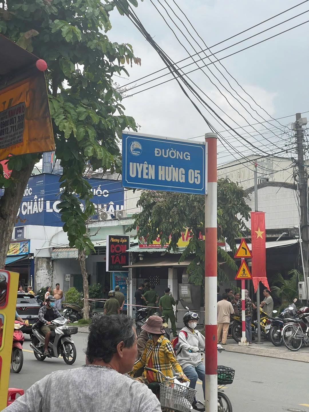 Hiện trường vụ việc. Ảnh: A.X.