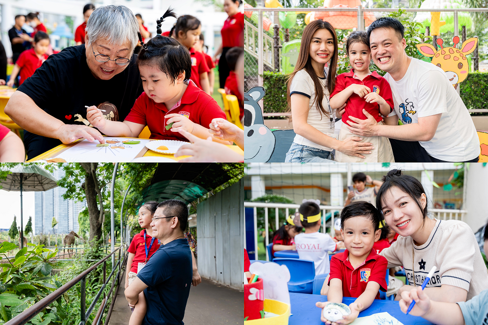 Royal School tích cực tạo sân chơi để phụ huynh, học sinh đồng hành cùng con trên hành trình lớn khôn - Ảnh: Royal School