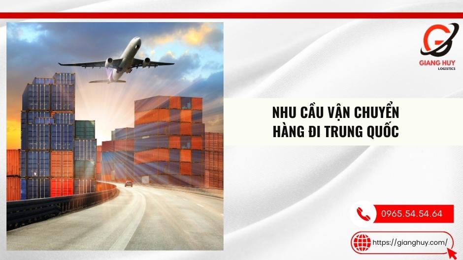 Nhu cầu sử dụng dịch vụ gửi hàng đi Trung Quốc tăng cao những năm gần đây