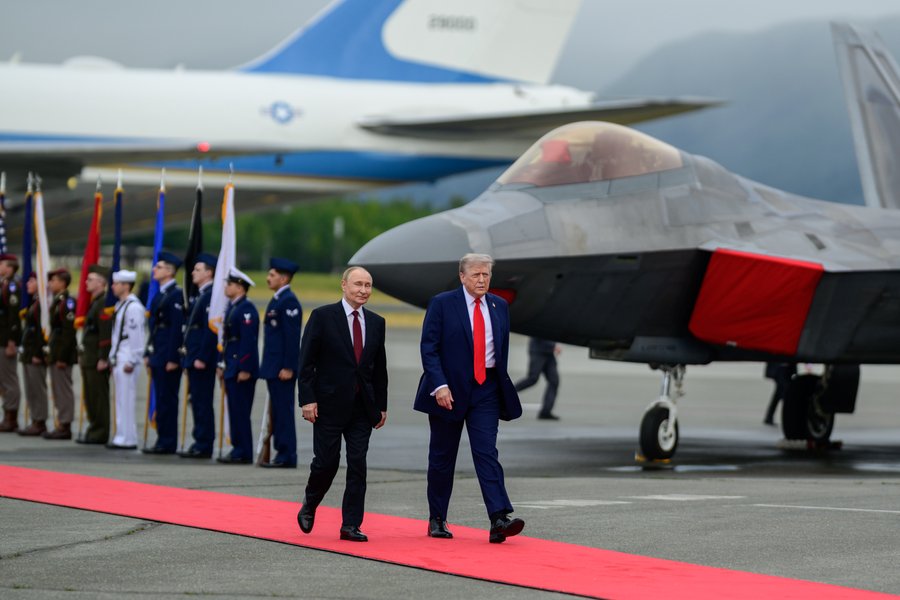 Tổng thống Mỹ Donald Trump và Tổng thống Nga Vladimir Putin gặp nhau tại Alaska. Nguồn: Nhà Trắng.