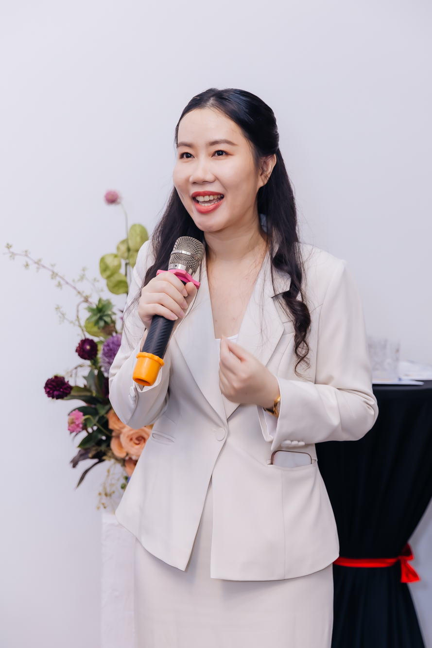 Bà Võ Thị Huỳnh Duyên - Giám đốc điều hành Muse Clinic khẳng định cơ sở mới của Muse Clinic minh chứng cho cam kết đổi mới để đáp ứng kỳ vọng ngày càng cao của khách hàng. Ảnh: Muse Clinic