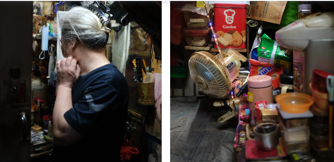Ông Wu tại nhà riêng ở Sham Shui Po, Hồng Kông, ngày 3 tháng 7 năm 2025. Catherine Phillips / CNN