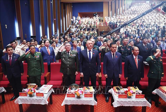 Các đại biểu dự Lễ kỷ niệm. Ảnh: Thống Nhất/TTXVN