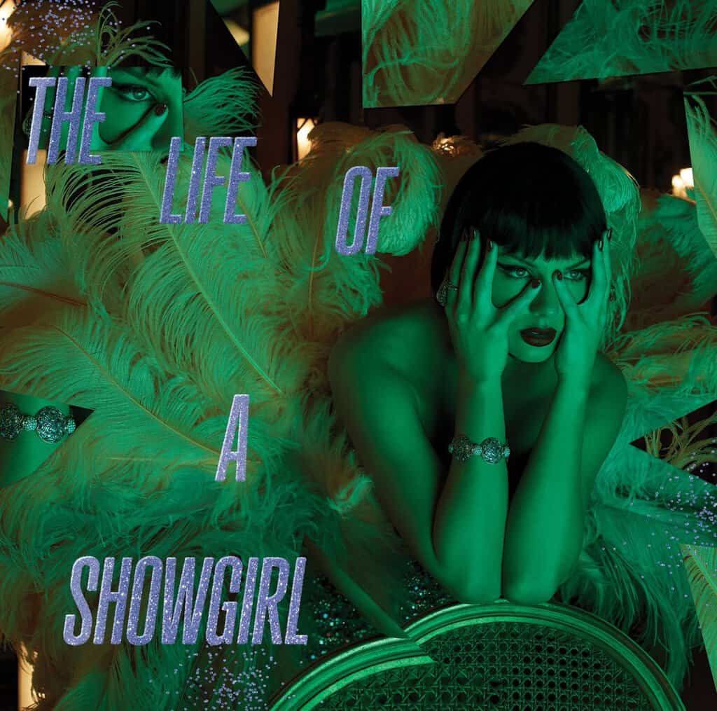 Một phiên bản hình ảnh album The Life of a Showgirl được Taylor Swift giới thiệu đến công chúng. Ảnh: taylorswift.com 