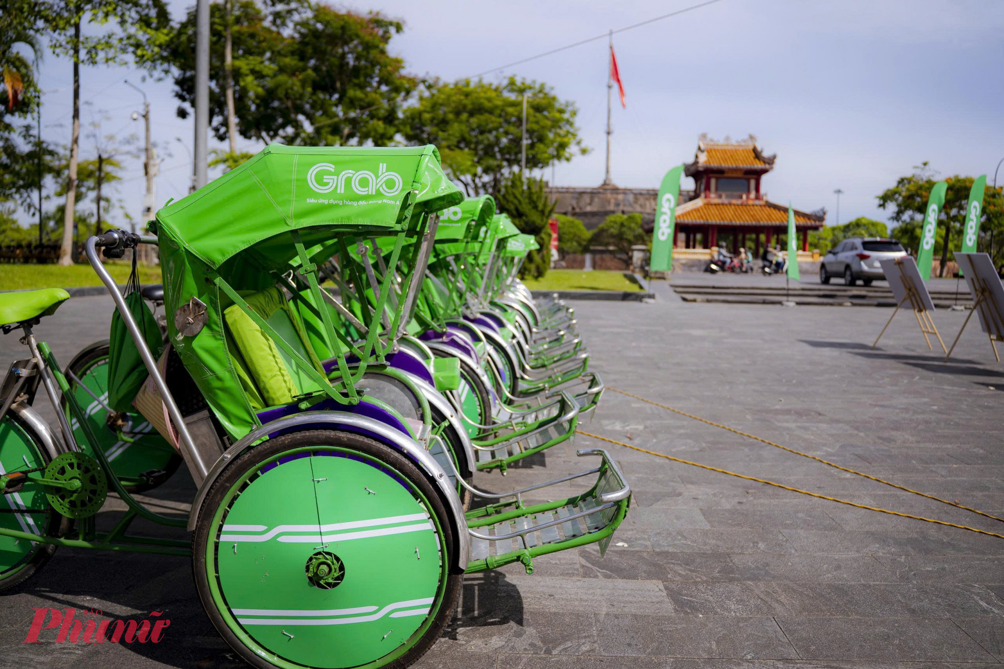 Hiện tại, Huế là địa phương duy nhất Grab vận hành dịch vụ này