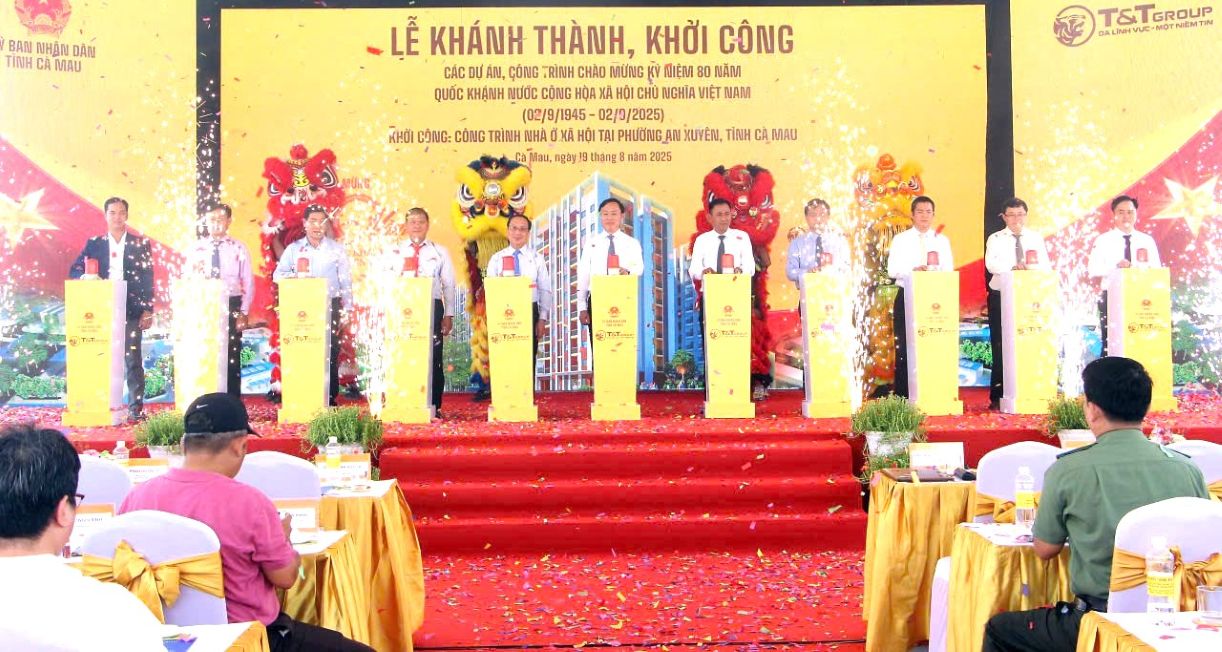 Khởi công khu nhà ở xã hội phường An Xuyên, tỉnh Cà Mau