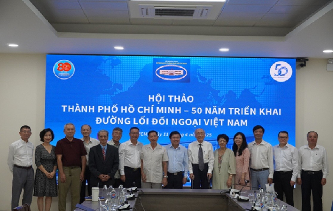 Hội thảo “TPHCM - 50 năm triển khai đường lối đối ngoại Việt Nam” do Sở Ngoại vụ tổ chức