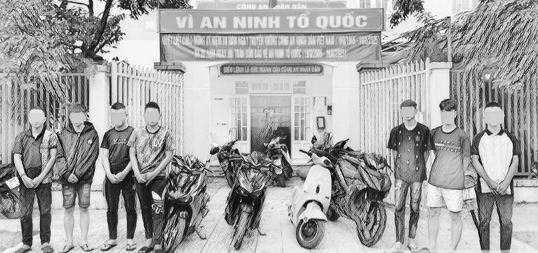 7 nghi phạm đã được bàn giao cho Phòng Cảnh sát hình sự Công an TP Đà Nẵng tiếp tục xử lý
