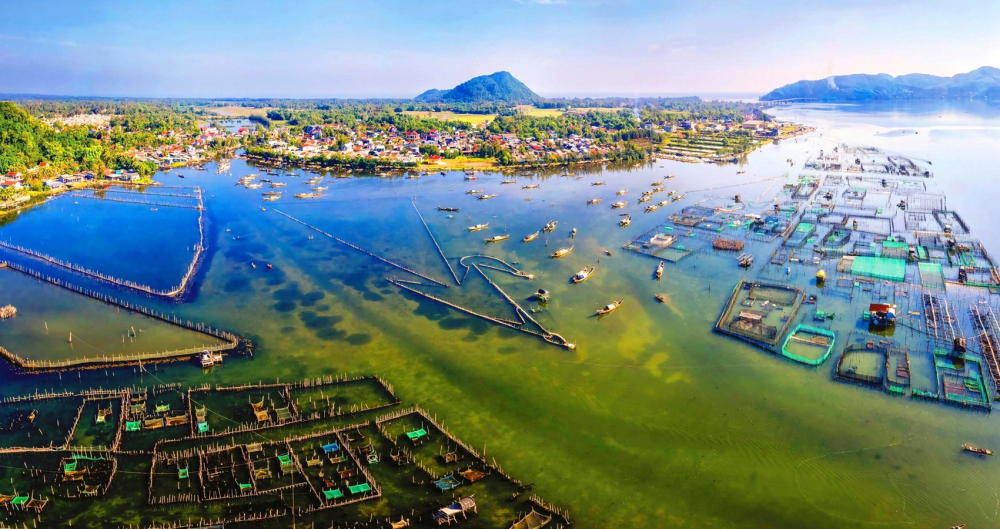 Hệ đầm phá Tam Giang - Cầu Hai  đẹp như bức tranh thủy mặc - ẢNH: BẢO CHÂU