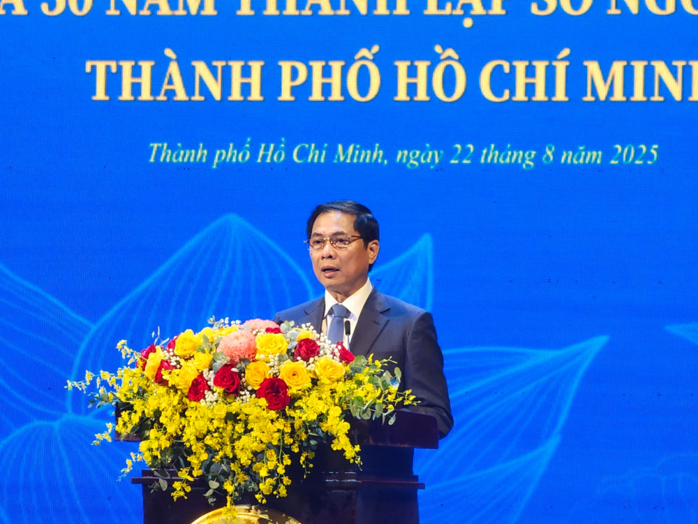 Phó Thủ tướng, Bộ trưởng Bộ Ngoại giao Bùi Thanh Sơn đánh giá cao vai trò của Sở Ngoại vụ TPHCM 