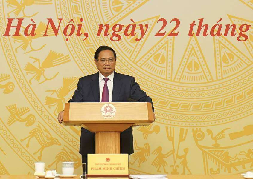 Thủ tướng Phạm Minh Chính ghi nhận và đánh giá cao những thành tích của ngành giáo dục - Ảnh: Đình Tuệ