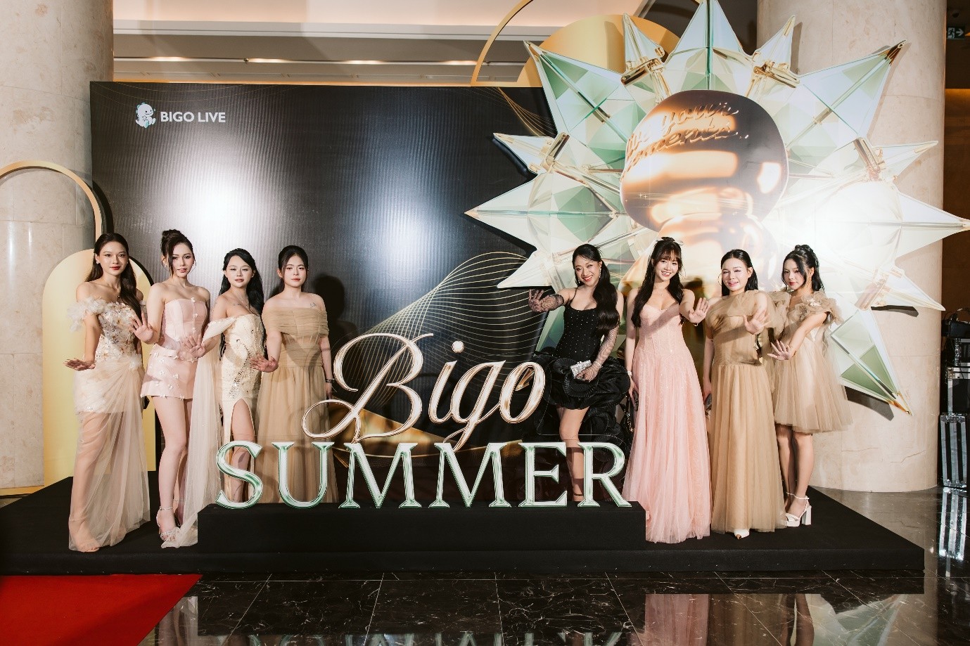 Những tài năng sáng tạo của Việt Nam tại lễ trao giải thường niên Bigo Summer 2025 - Ảnh: Bigo Live