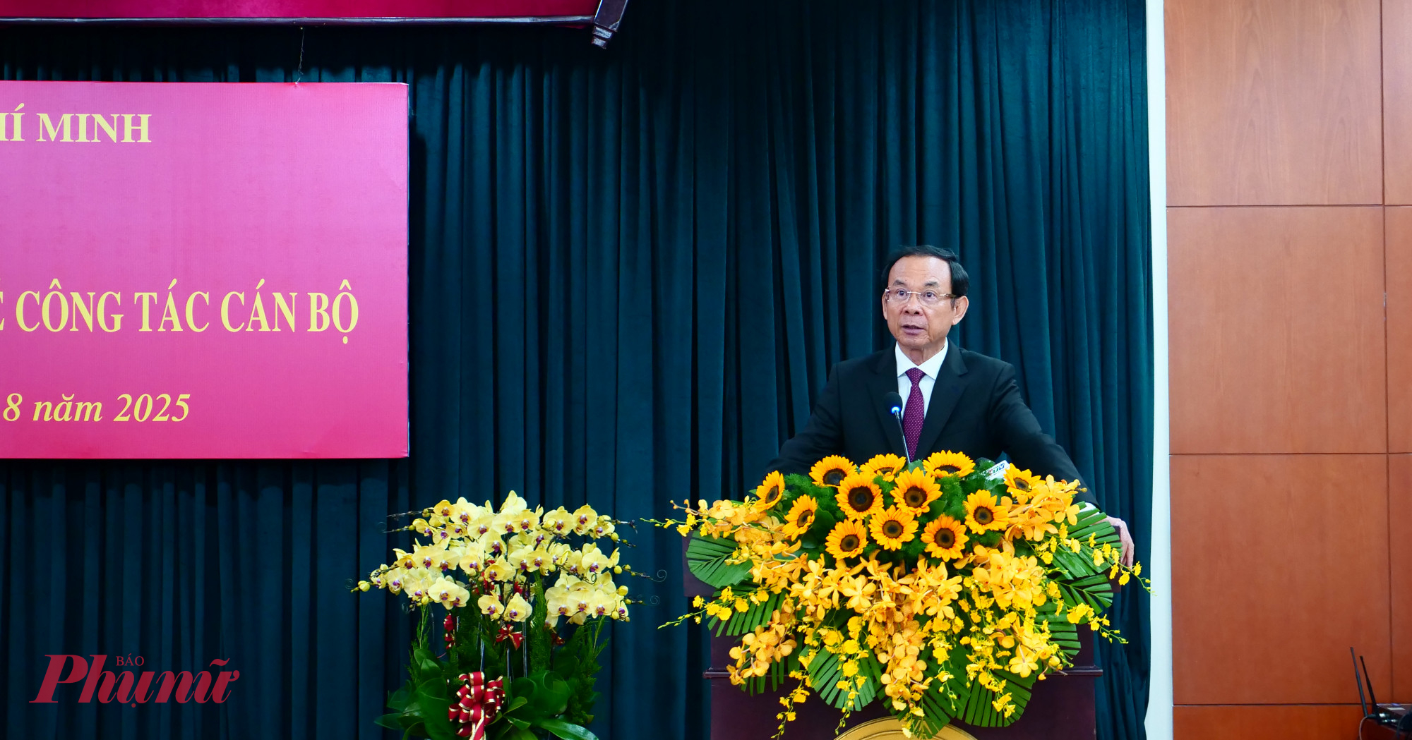 Ông Nguyễn Văn Nên – Nguyên Bí thư Thành ủy TPHCM nhận nhiệm vụ mới là Thường trực Tiểu ban Văn kiện Đại hội Đảng XIV  - phát biểu tại hội nghị 