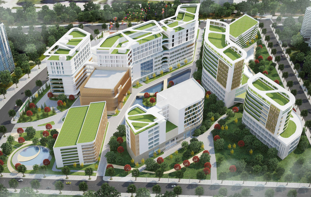 tọa lạc trên khu đất rộng 67.400 m² tại xã Tân Nhựt, TPHCM, với tổng mức đầu tư hơn 2.400 tỉ đồng từ ngân sách thành phố.