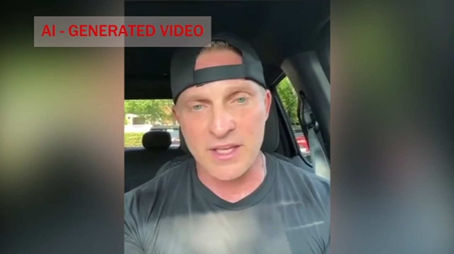 Công nghệ trí tuệ nhân tạo có thể làm ra video người nói chuyện với diện mạo và giọng nói y hệt như tài tử Steve Burton — Ảnh: ABC News 