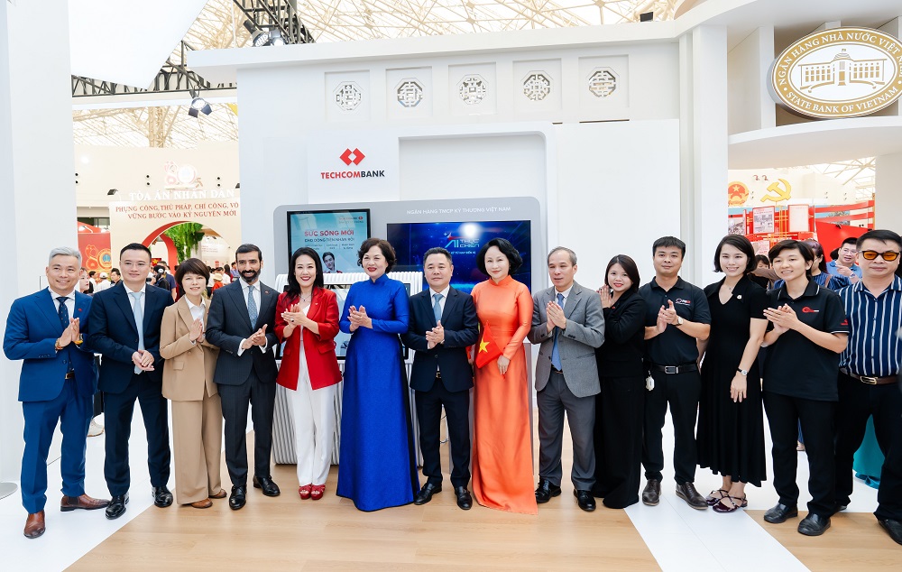 Techcombank tham gia triển lãm ngành Ngân hàng - Ảnh: Techcombank