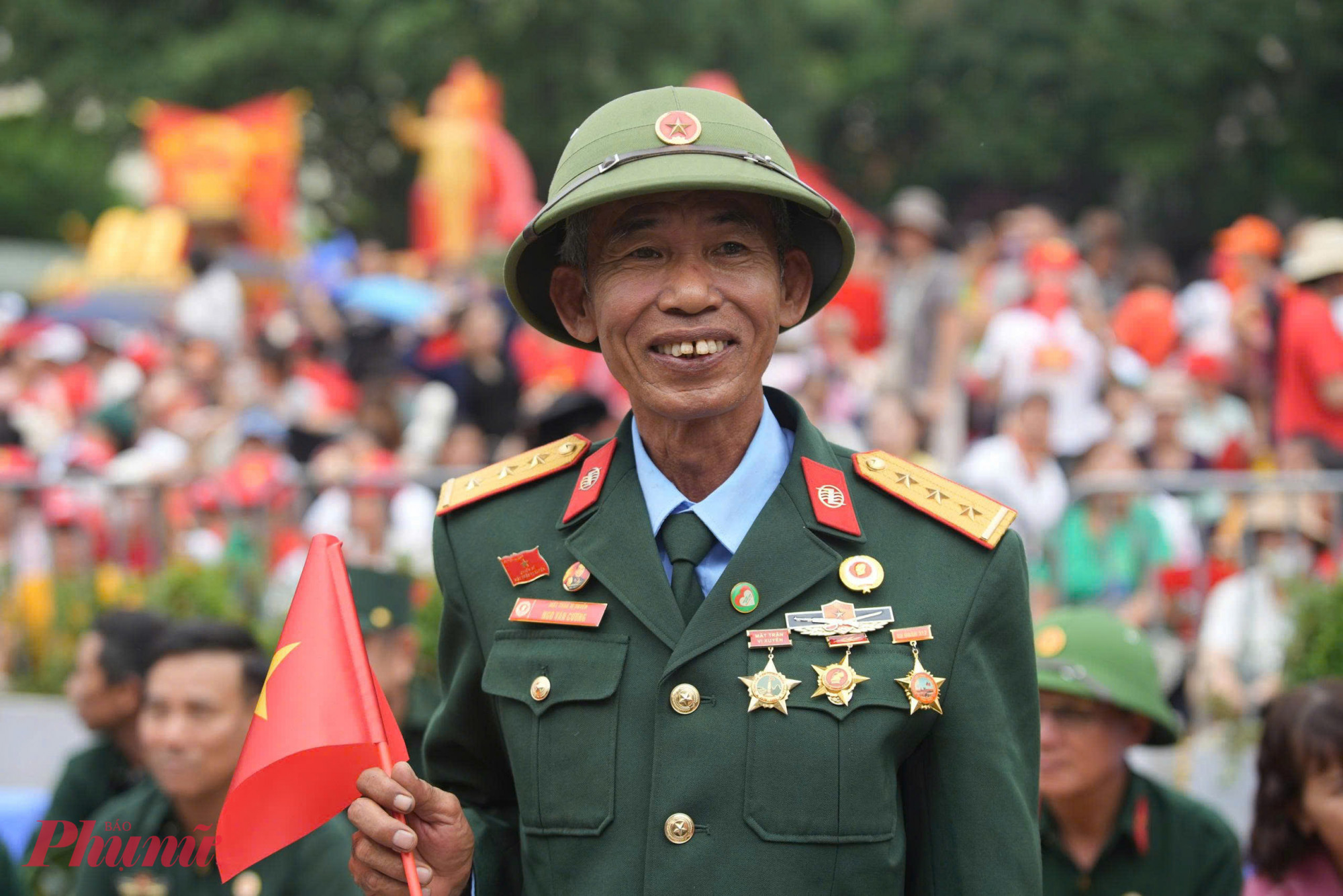 Cựu binh Ngô Văn Cường - nguyên đài trưởng thông tin của Mặt trận Vị Xuyên