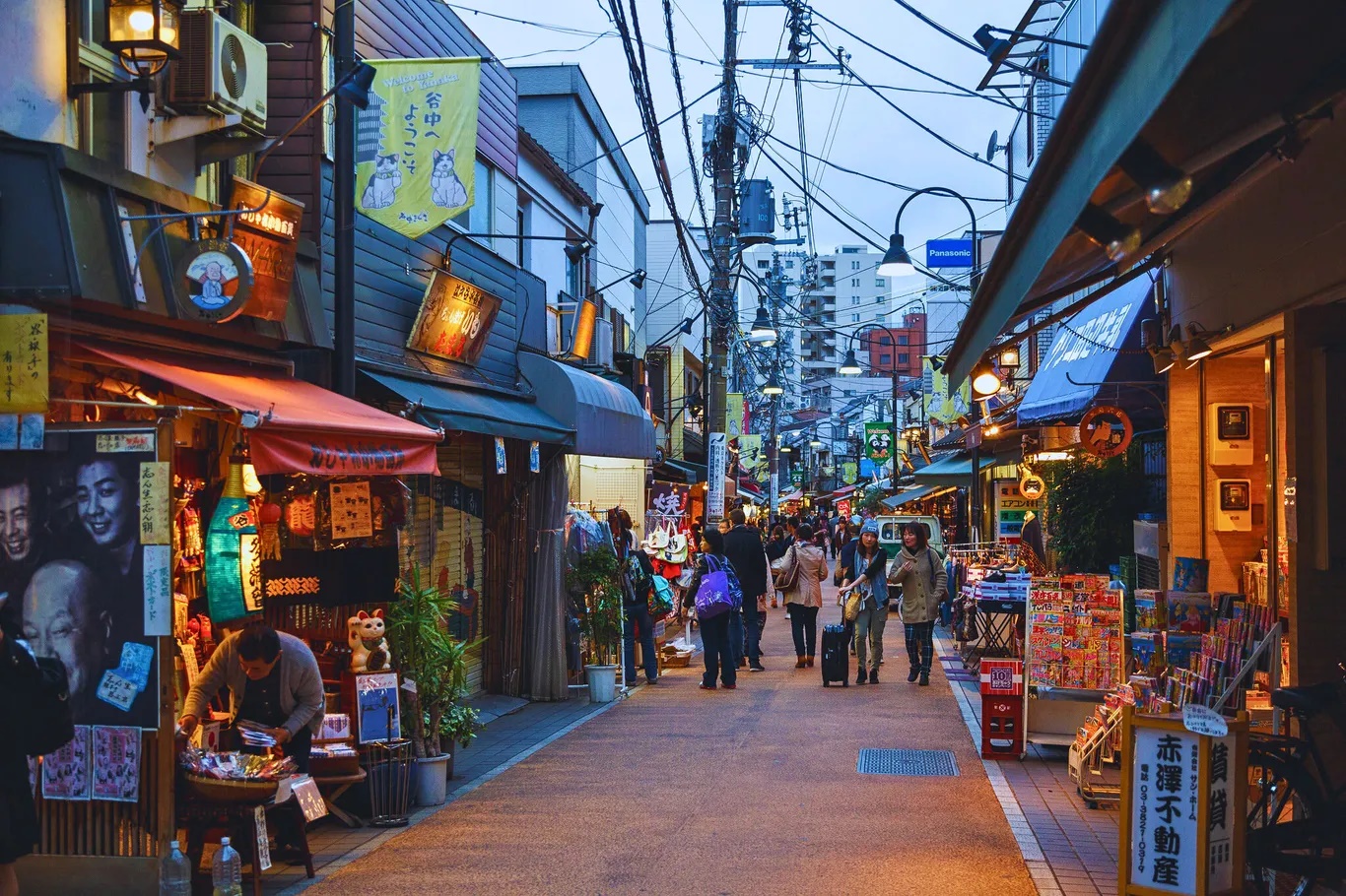 Dạo quanh Yanaka Ginza đậm phong cách hoài cổ. Đây là khu phố nhỏ hẹp có những ngôi nhà gỗ cũ kỹ và tỏa hương trầm thoang thoảng. Hãy tìm những hiệu sách cũ ẩn sau tấm rèm, ghé qua những cửa hàng nhỏ xinh bán đồ ăn nhẹ, bánh kẹo và đồ thủ công mỹ nghệ truyền thống của Nhật Bản - Ảnh: Micheal Vito/Flickr