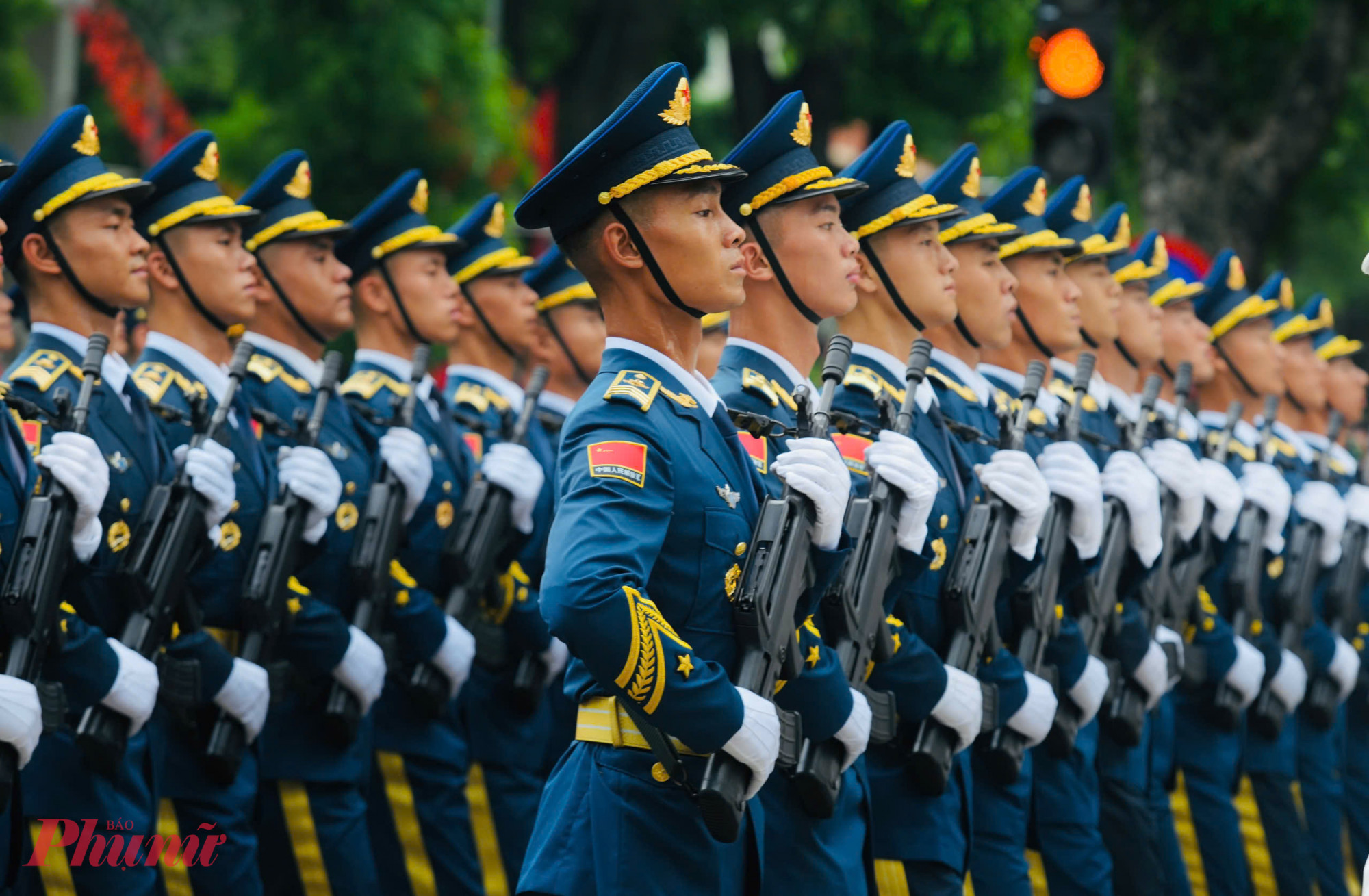 Đội hình tiêu binh danh dự là những quân nhân ưu tú, tuyển chọn của nước Nga.
