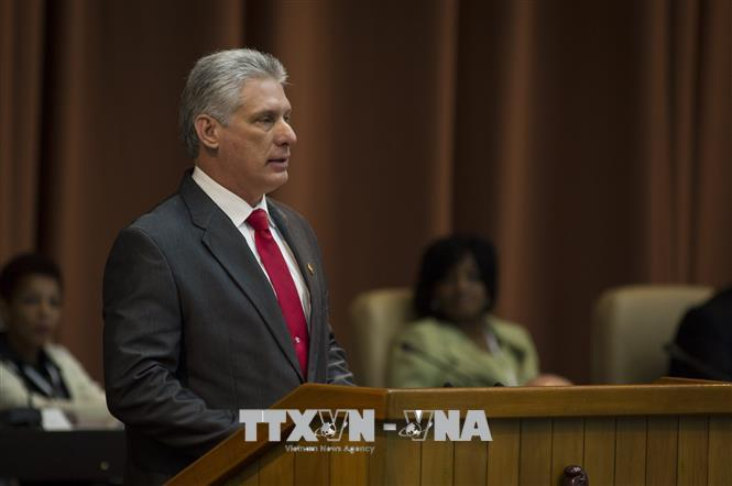 Chủ tịch nước Cộng hòa Cuba Miguel Díaz-Canel Bermúdez. Ảnh: TTXVN